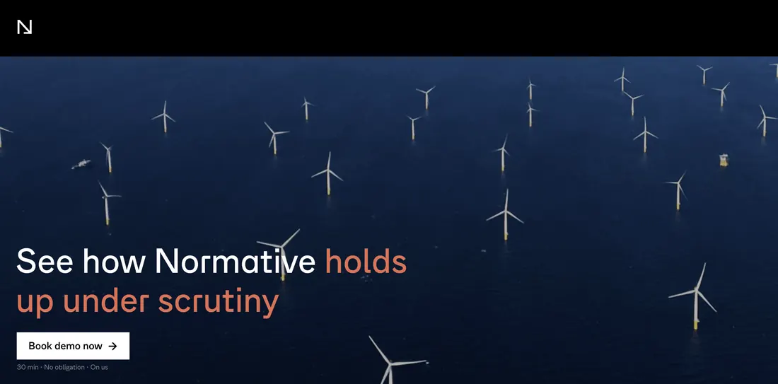 Normative platform dashboard interface